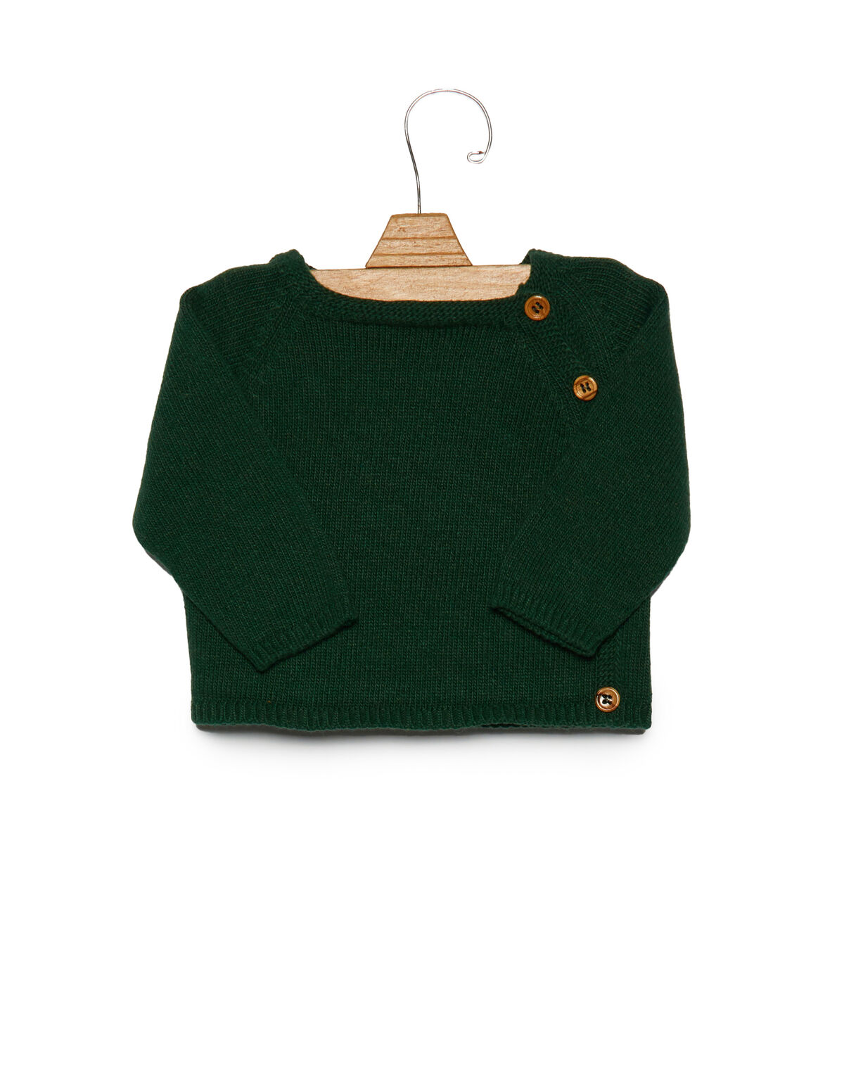 GREEN BUTTONED JUMPER - View all - Nícoli