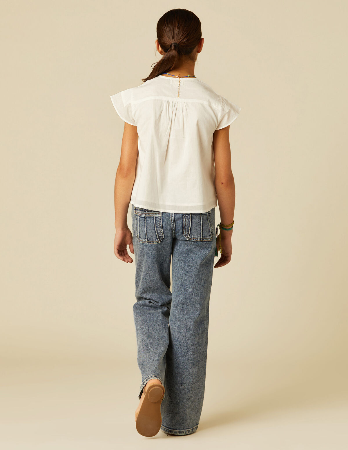 CAMISA LAZO BLANCA