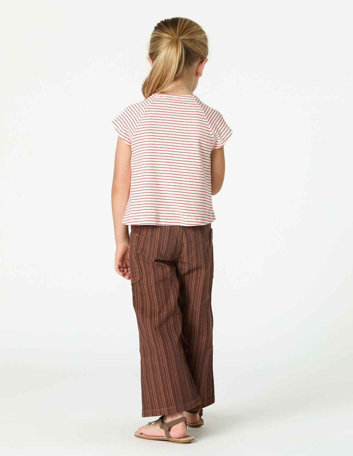 PANTALON JEAN RAYURES BLEUES