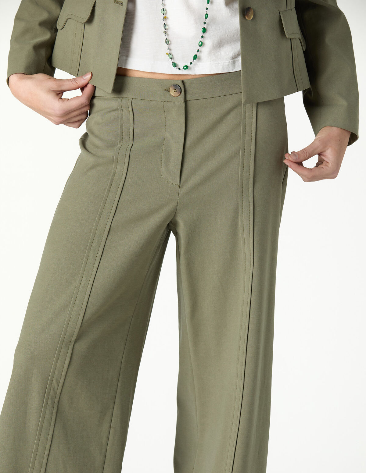 CAL&Ccedil;AS SADDLE KHAKI