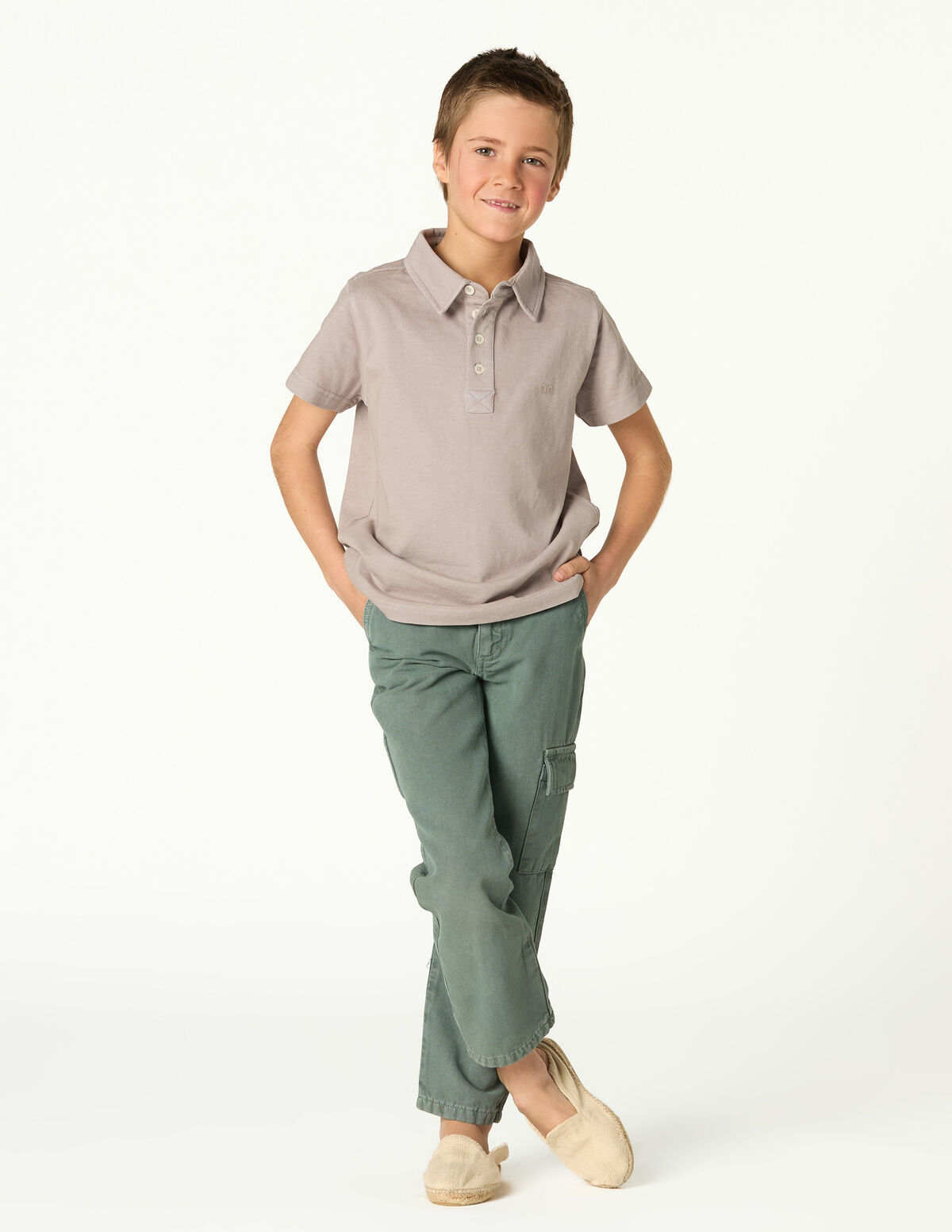 ANILINE BLUE 'NN' POLO SHIRT