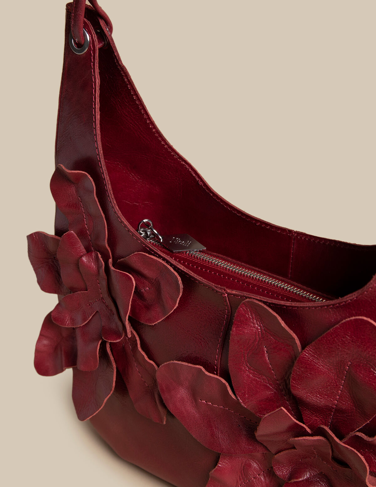 BOLSO FLOR GUINDA