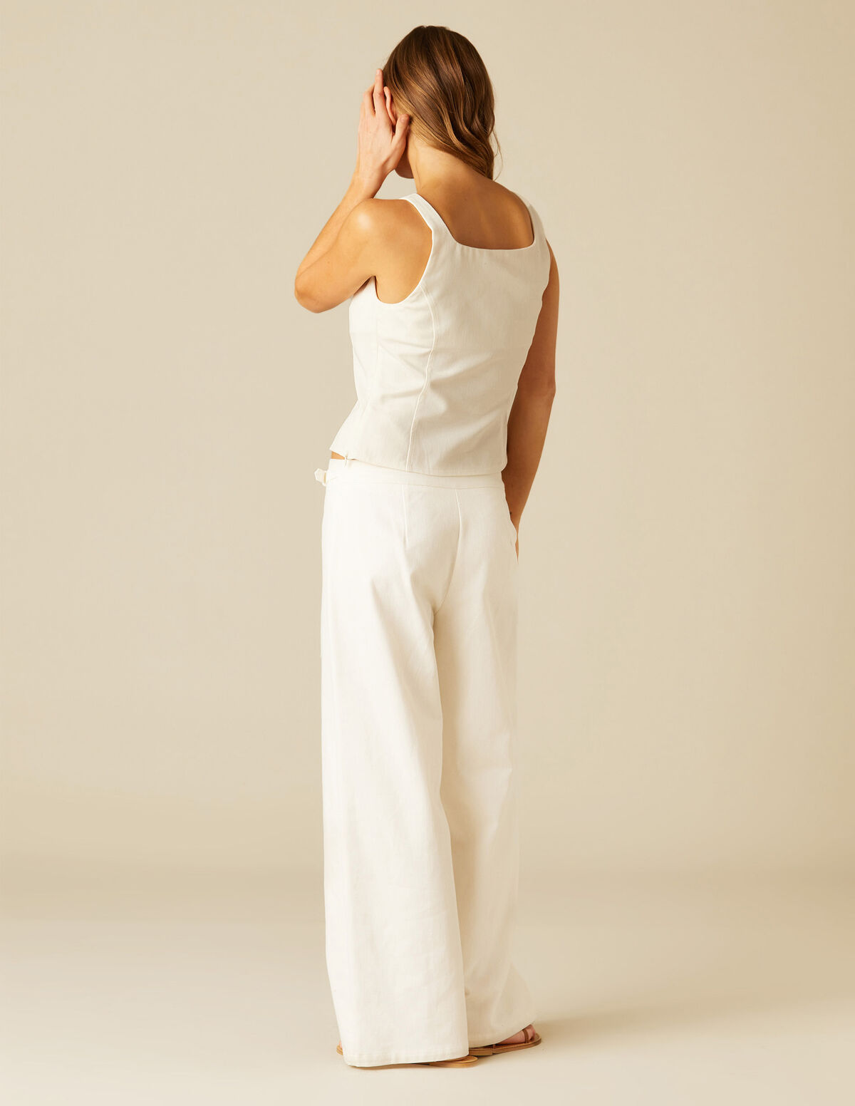 PANTALÓN HEBILLA BLANCO