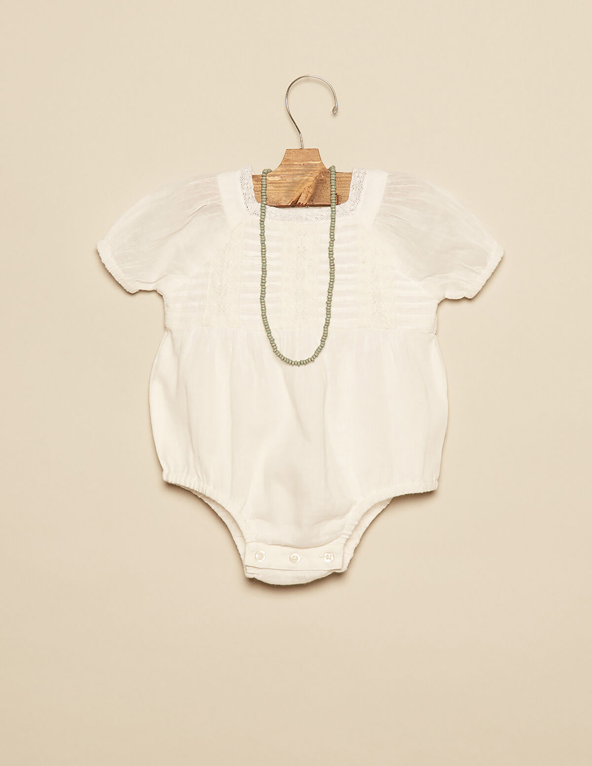BABYGRO XADREZ RENDAS BRANCO