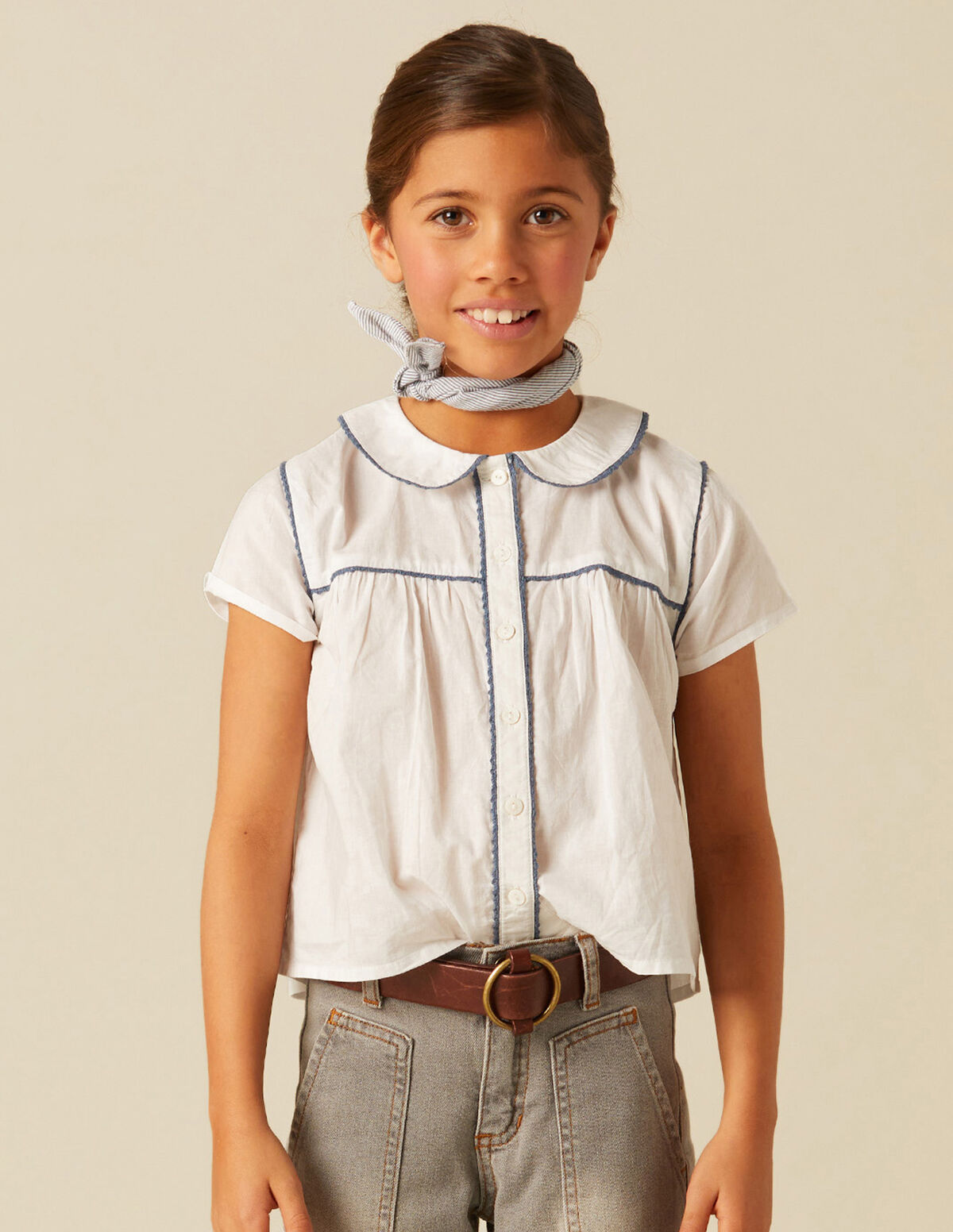 CAMISA PICONELA AZUL