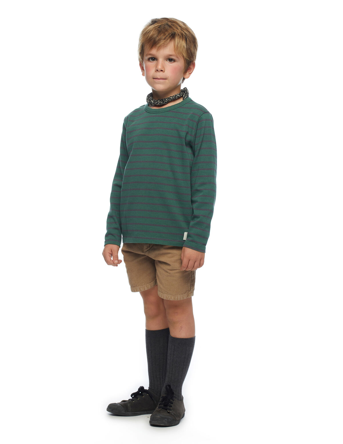 BLUE STRIPED T-SHIRT