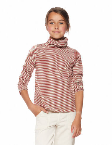Ginger stripe turtleneck T-shirt - Clothing - Nícoli
