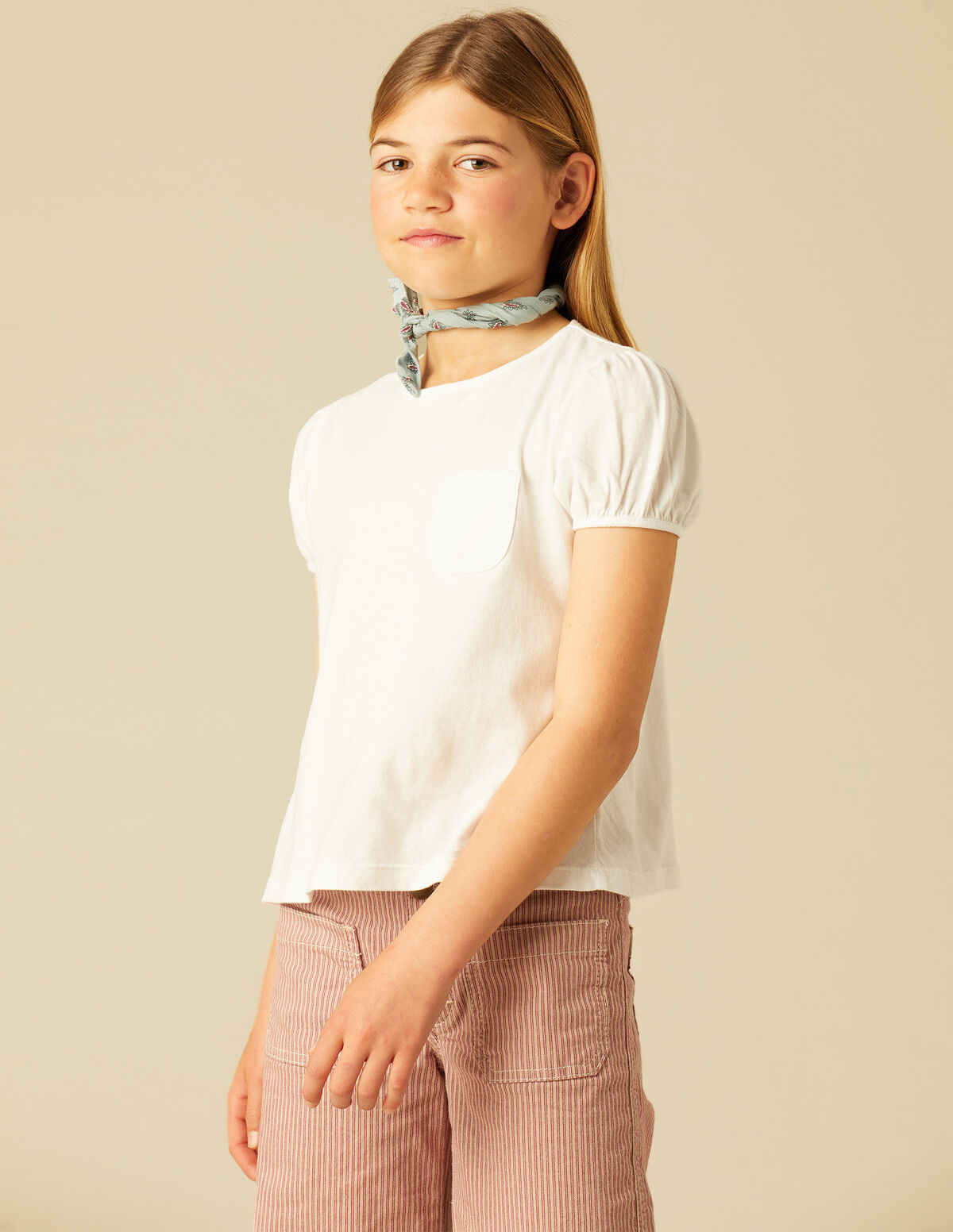 CAMISETA BOLSILLO BLANCA