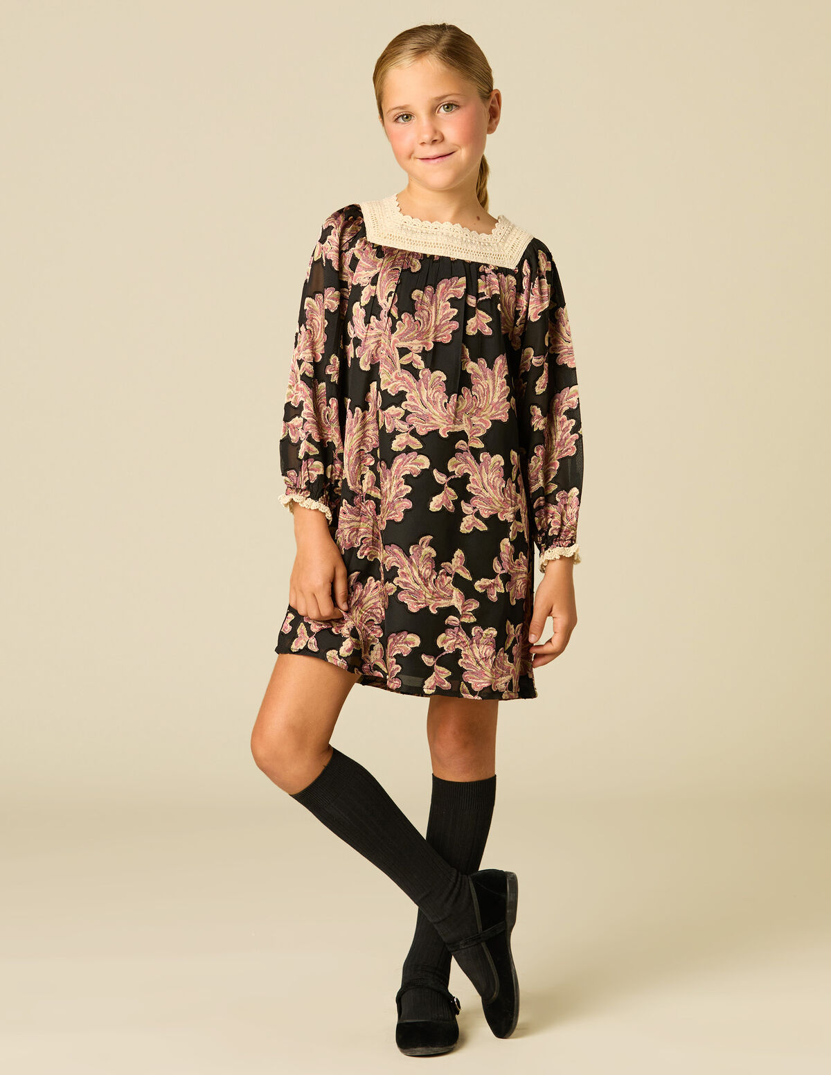 VESTIDO PRINT DECO AZUL