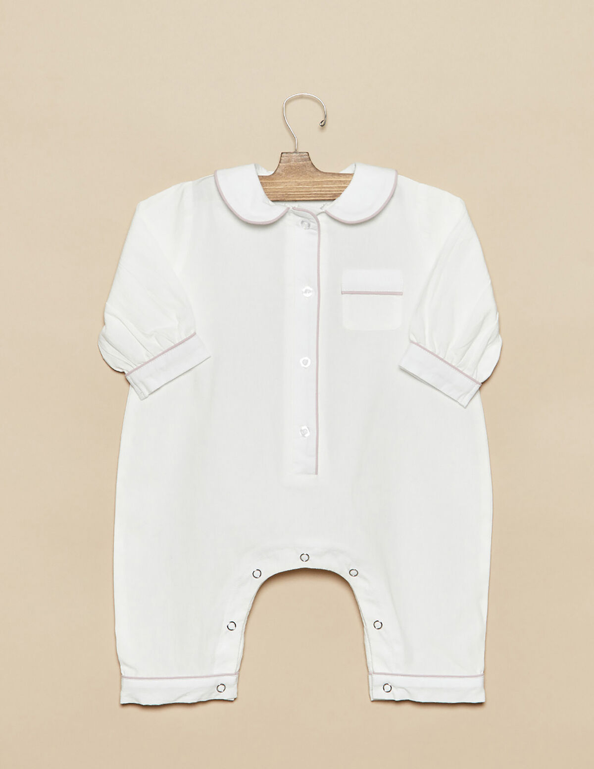 CONTRAST BLUE BABY PYJAMAS