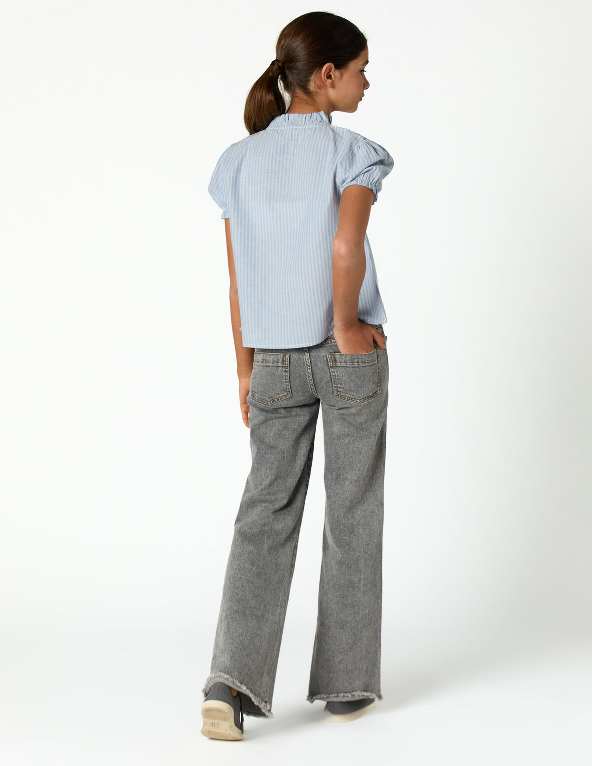 CAL&Ccedil;AS BOLSO CRUZADO AZUL