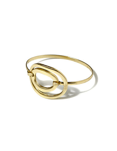 Bracelet ovale double doré - Bracelets - Nícoli