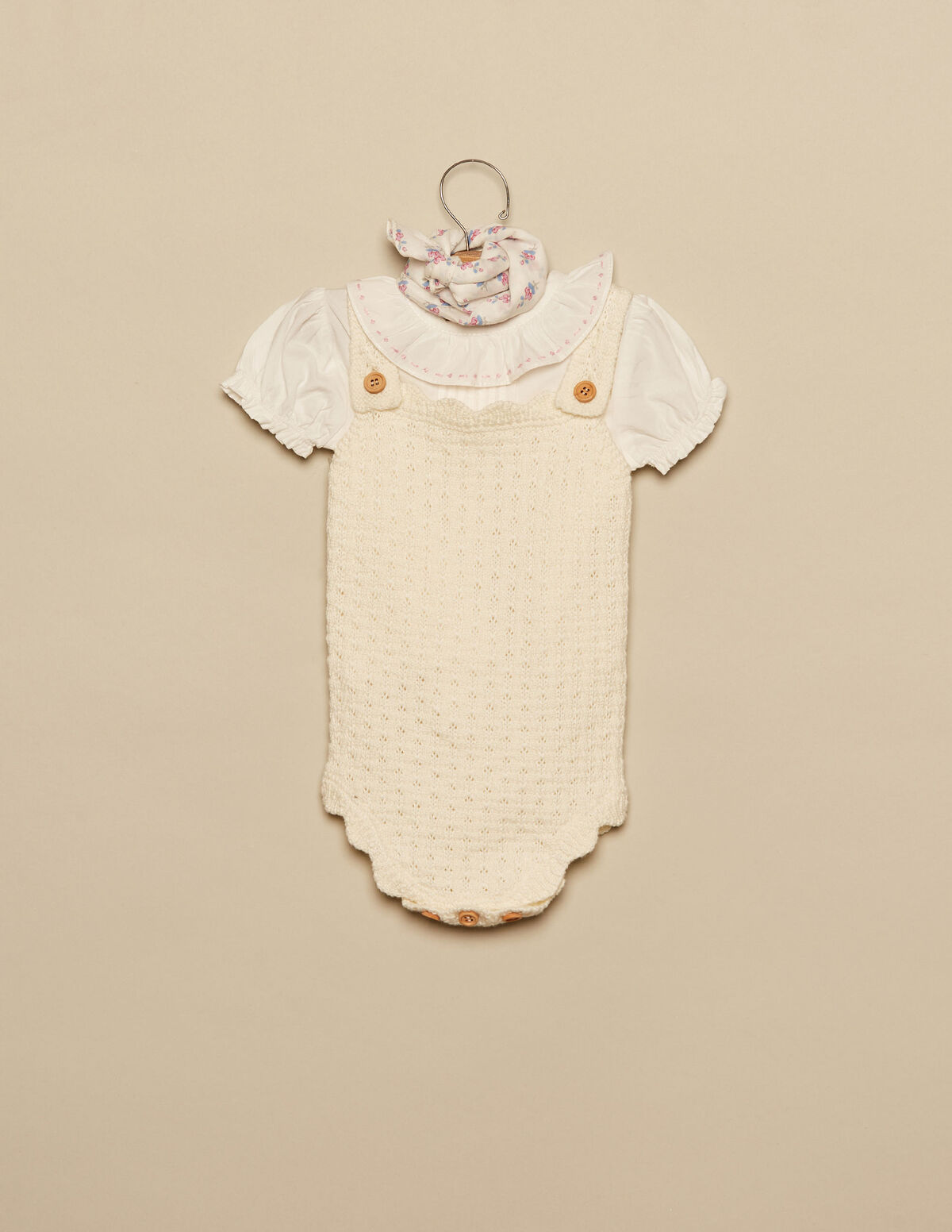 BARBOTEUSE MAILLE BLANCHE