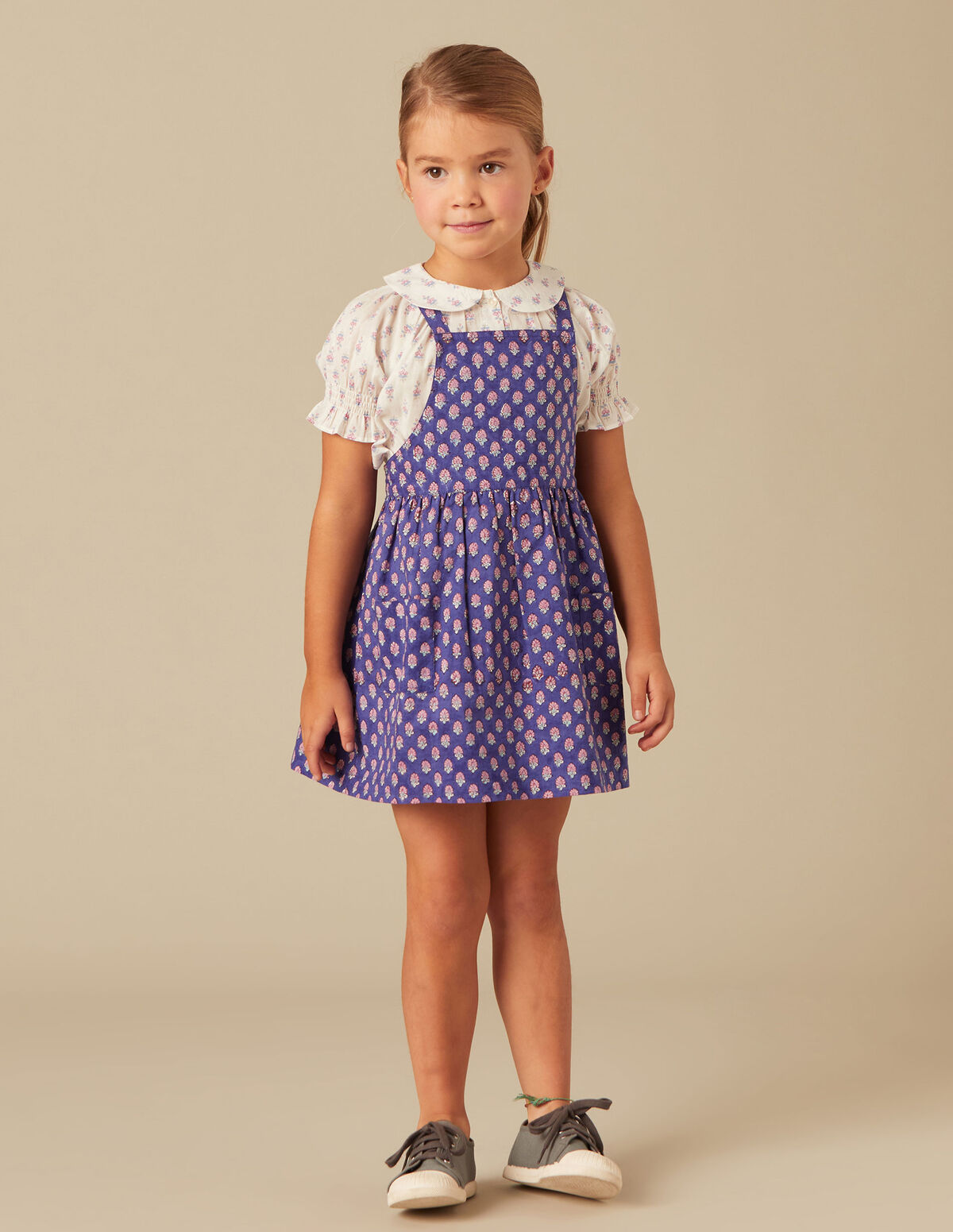 ROBE CHASUBLE BLEUE BRANCHES