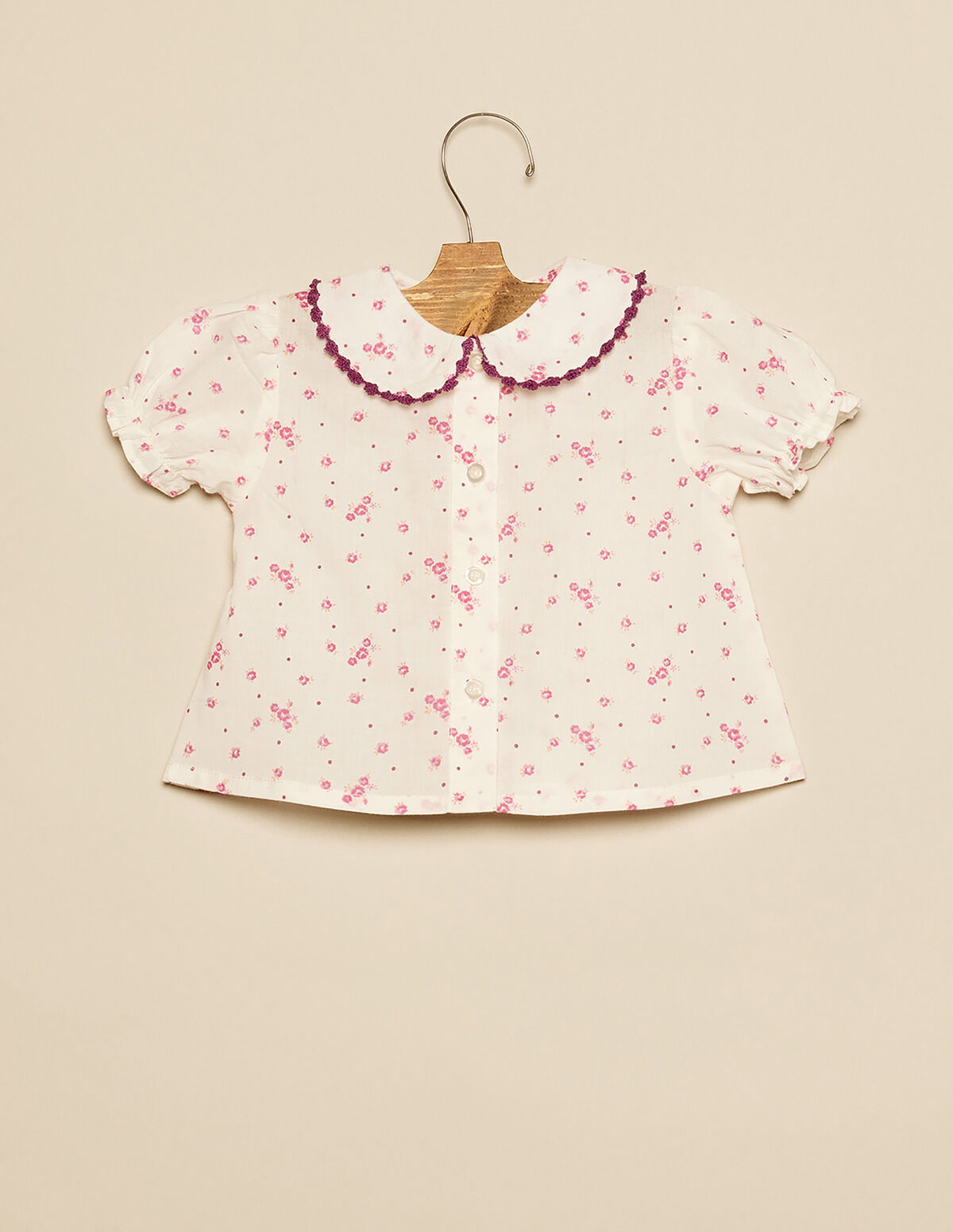 CAMISA FLOR PUNTO MORA