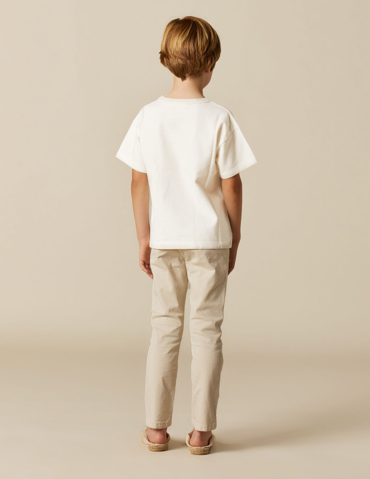 SAND-COLOURED CHINOS