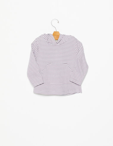 Purple striped sweatshirt - Jumpers and Swearshirts - Nícoli
