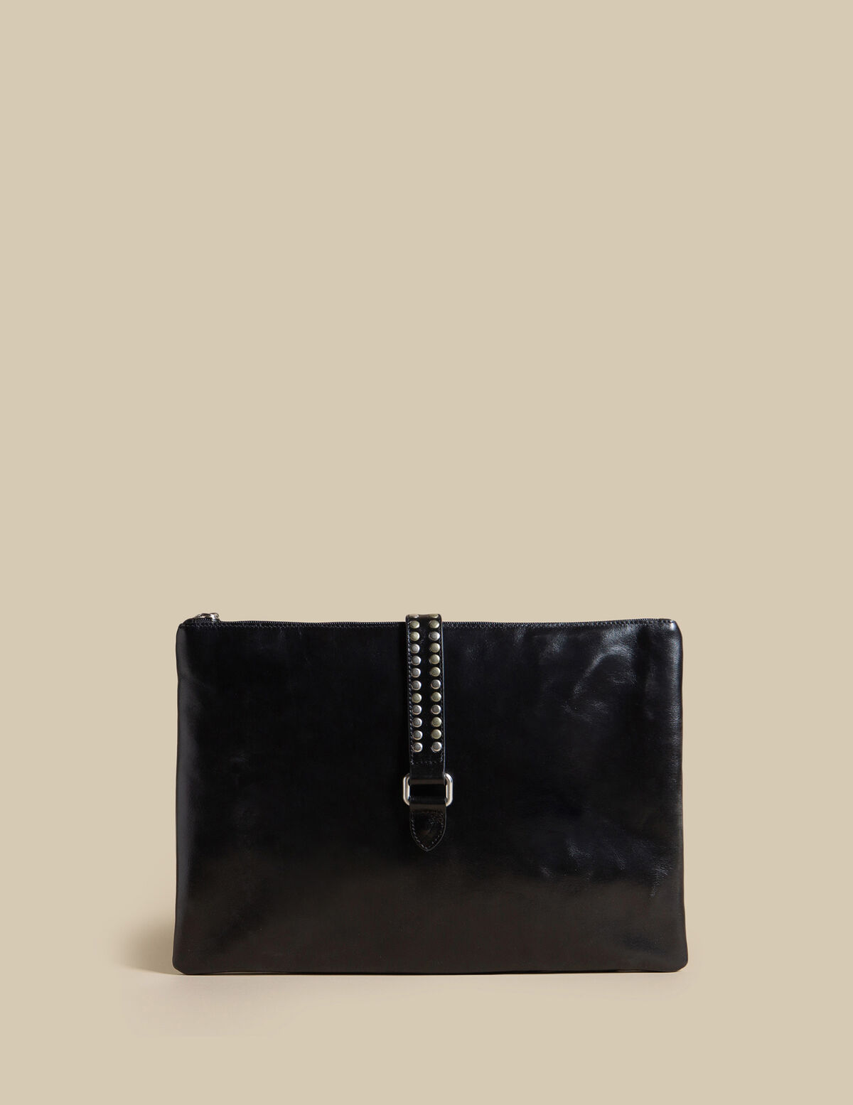FUNDA MARRÓN TACHUELAS GRANDE