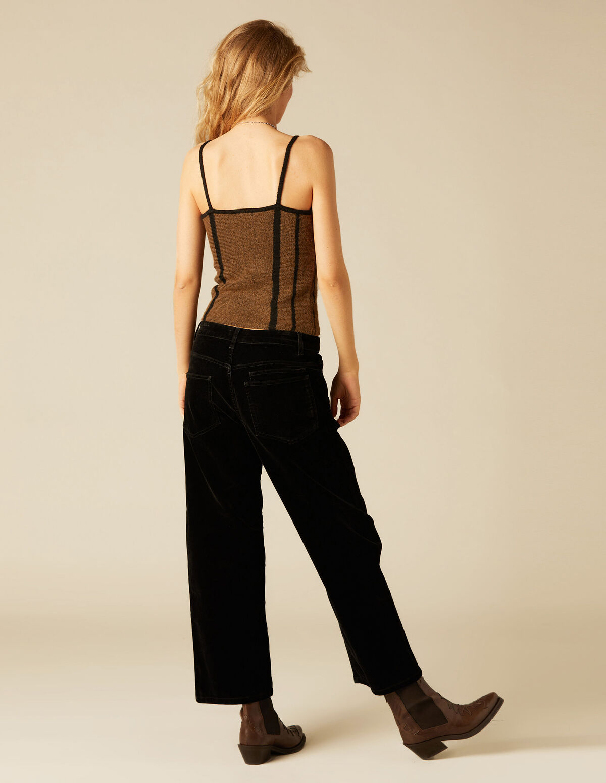 MAROON VELVET TROUSERS