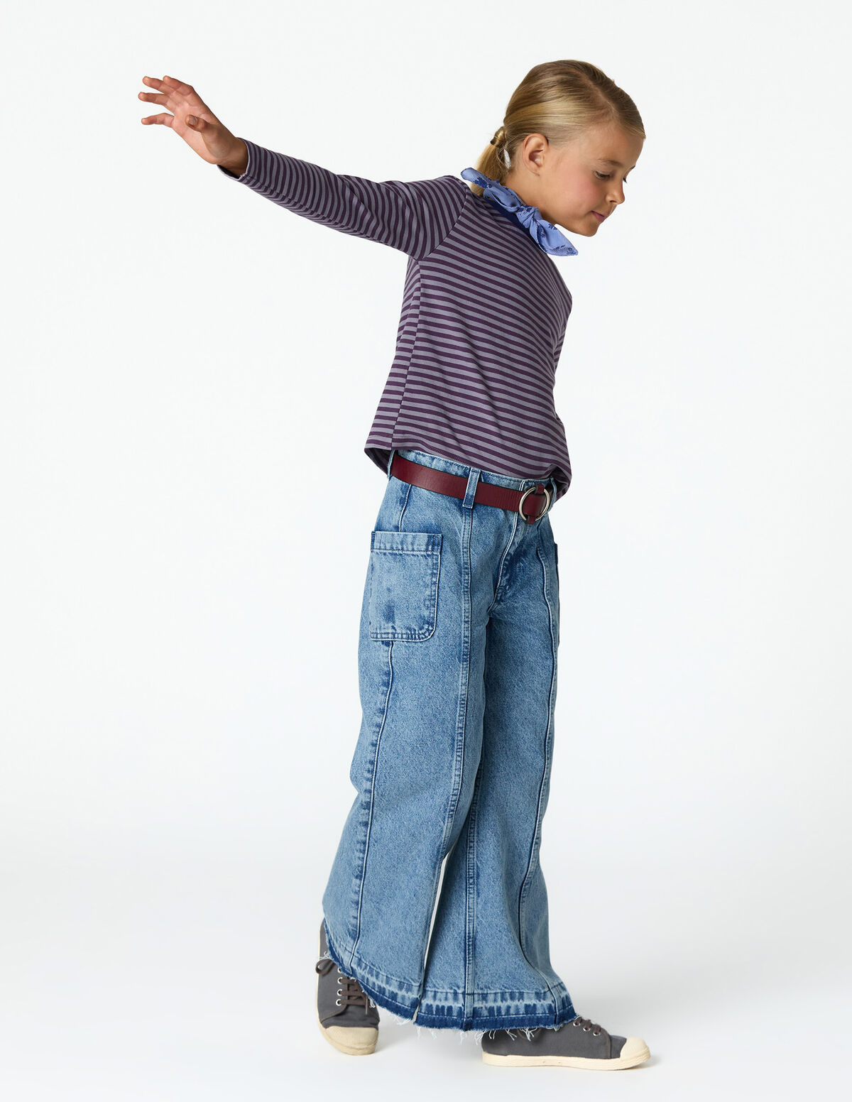 JEANS DESFIADAS AZUL