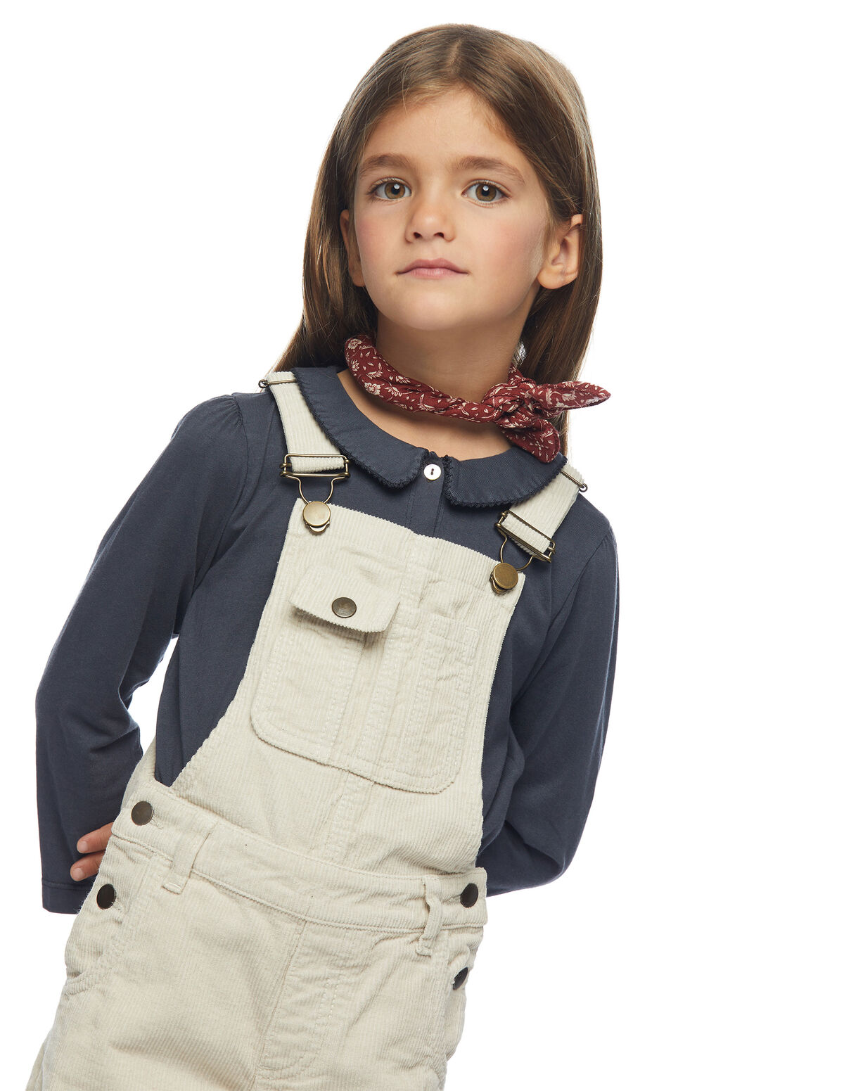 SAND CORDUROY DUNGAREES