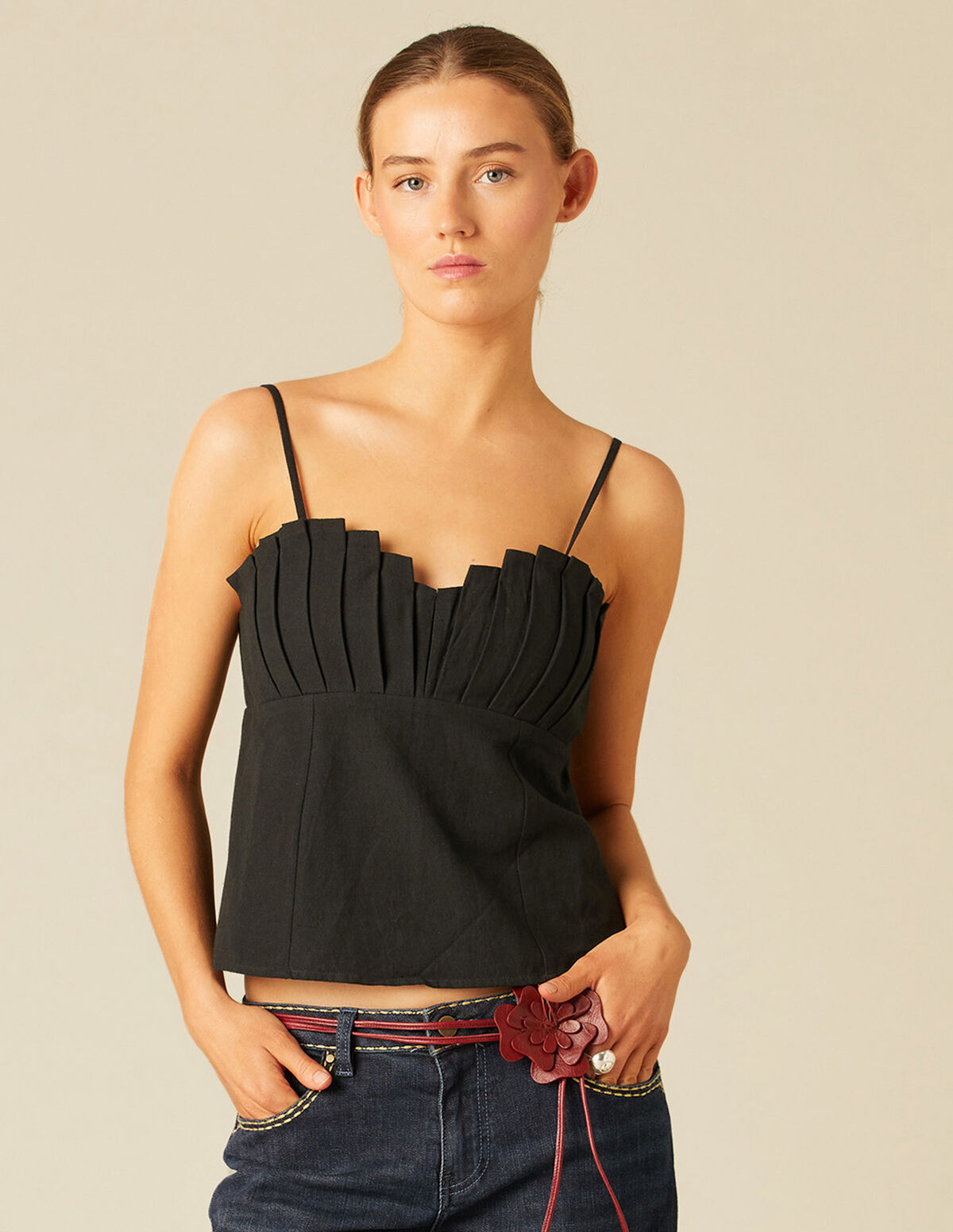 TOP CONCHAS ANTRACITA