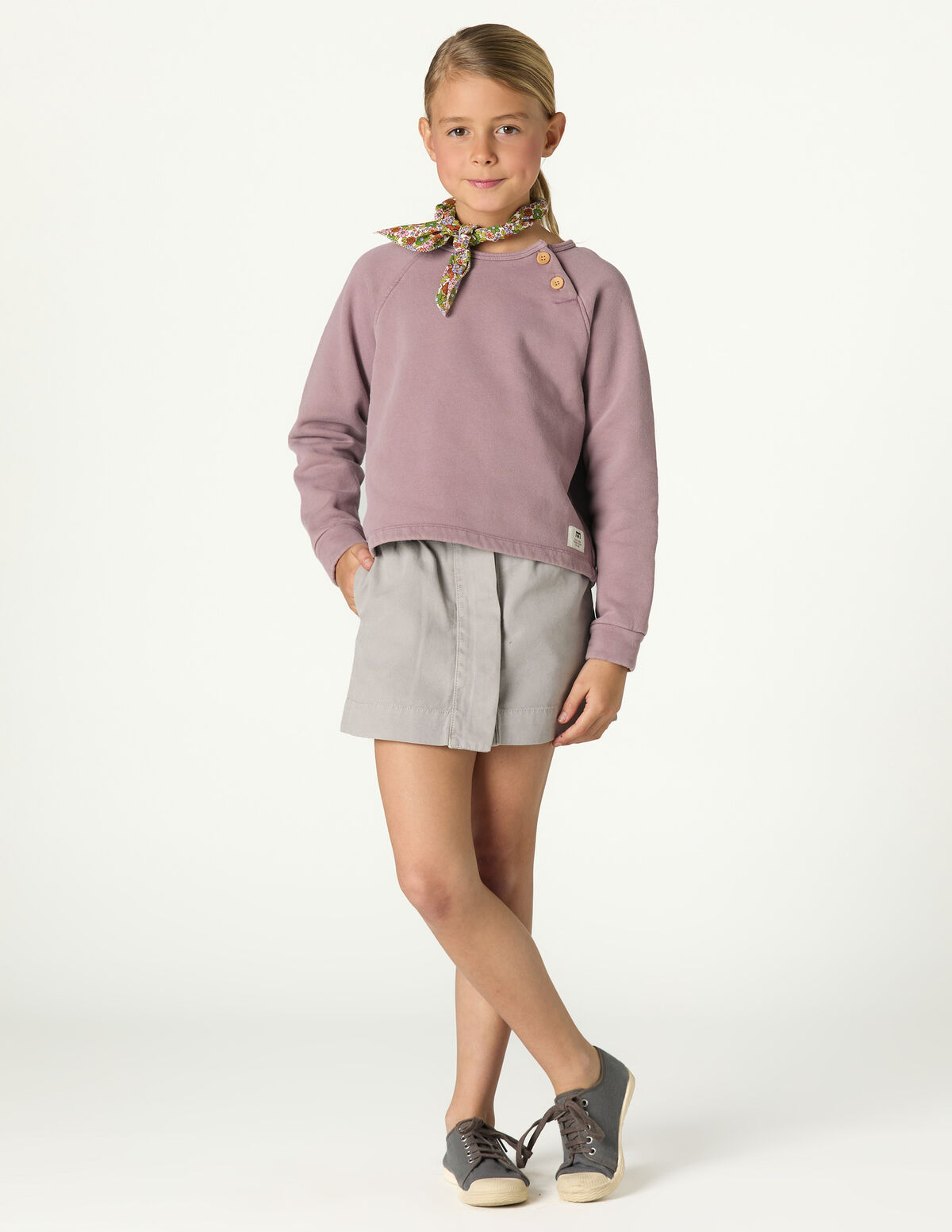 JUPE FRONC&Eacute;E IRON GREY