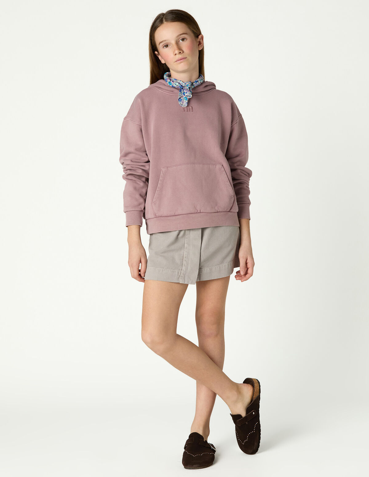 IRON GREY RUFFLE SKIRT