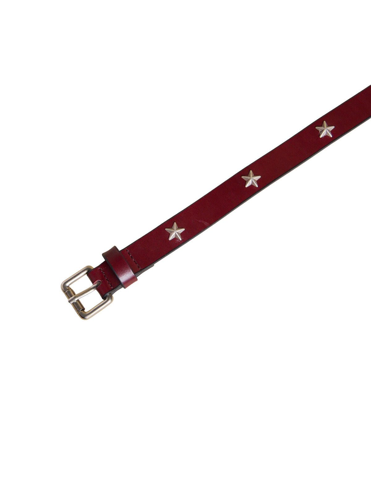 MAROON STARS BELT