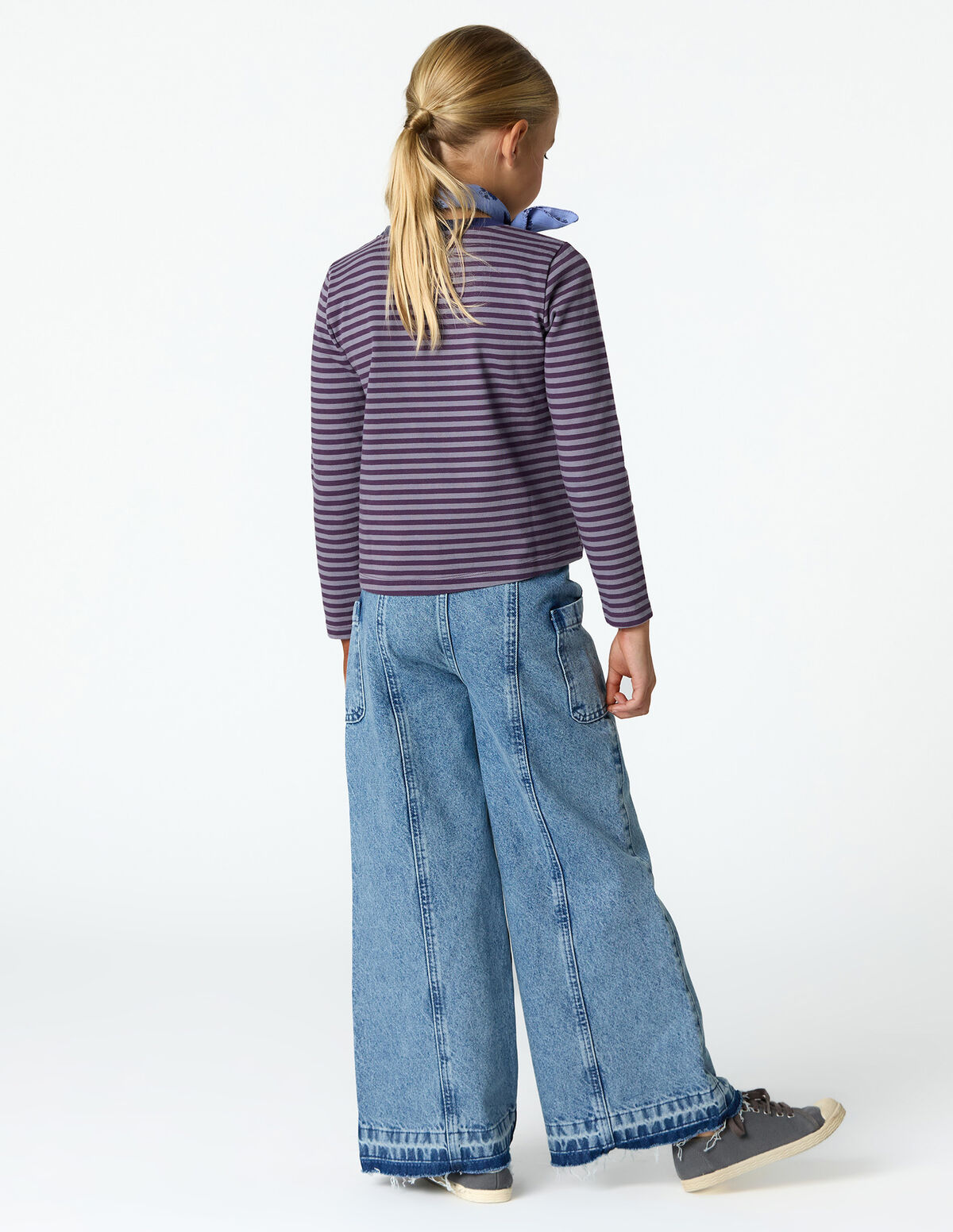 JEANS DESFIADAS AZUL