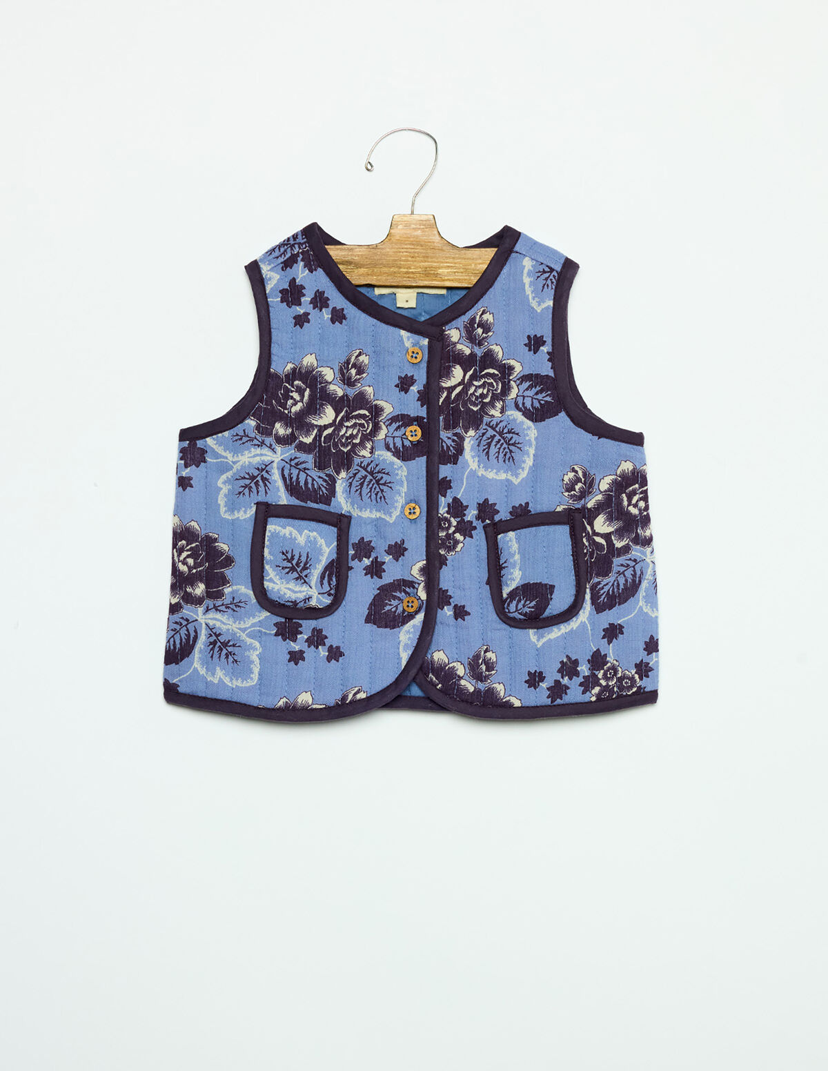 COLETE PRINT VINTAGE ANILINE BLUE