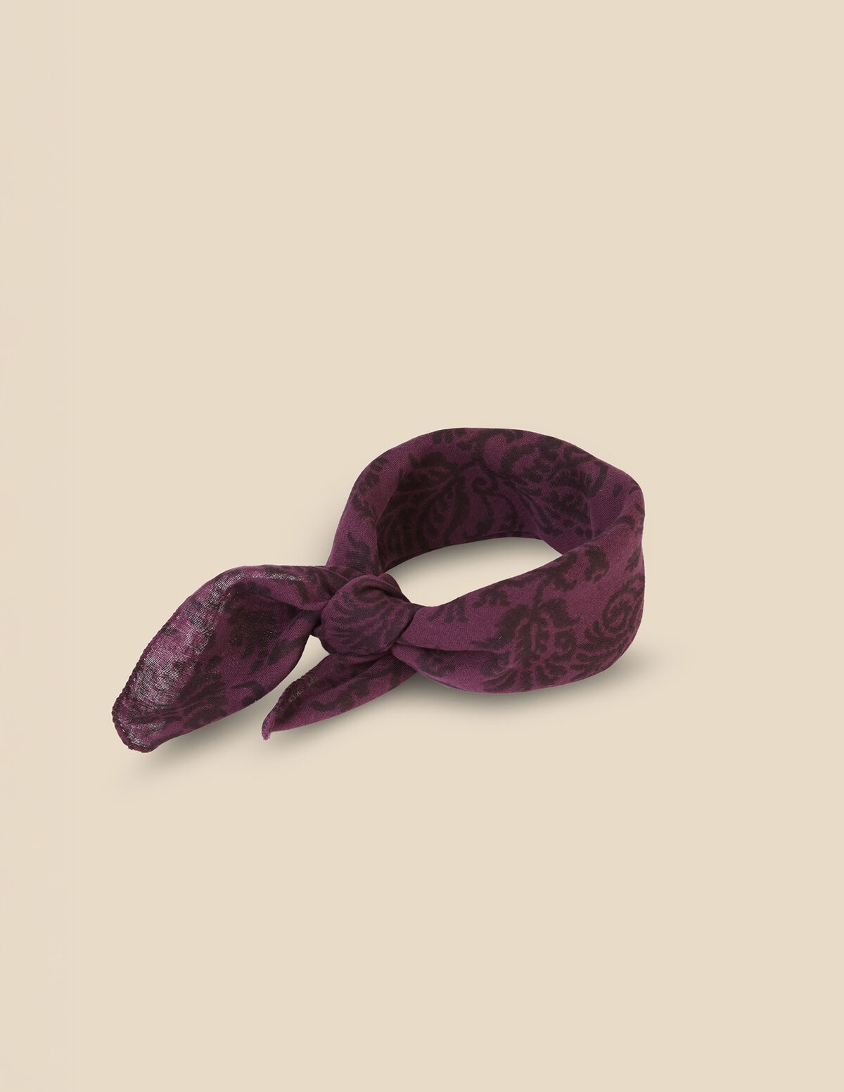 AMETHYST FLORAL SCARF