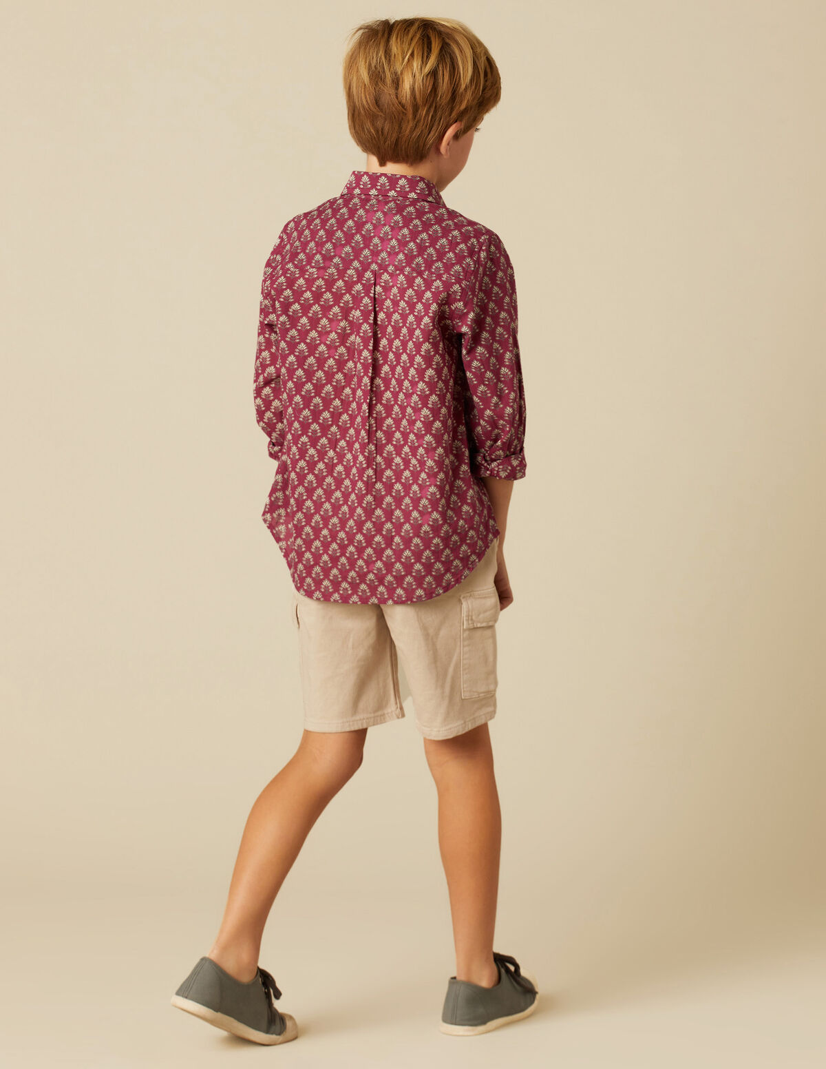 CAMISA BUTI HOJA MORA