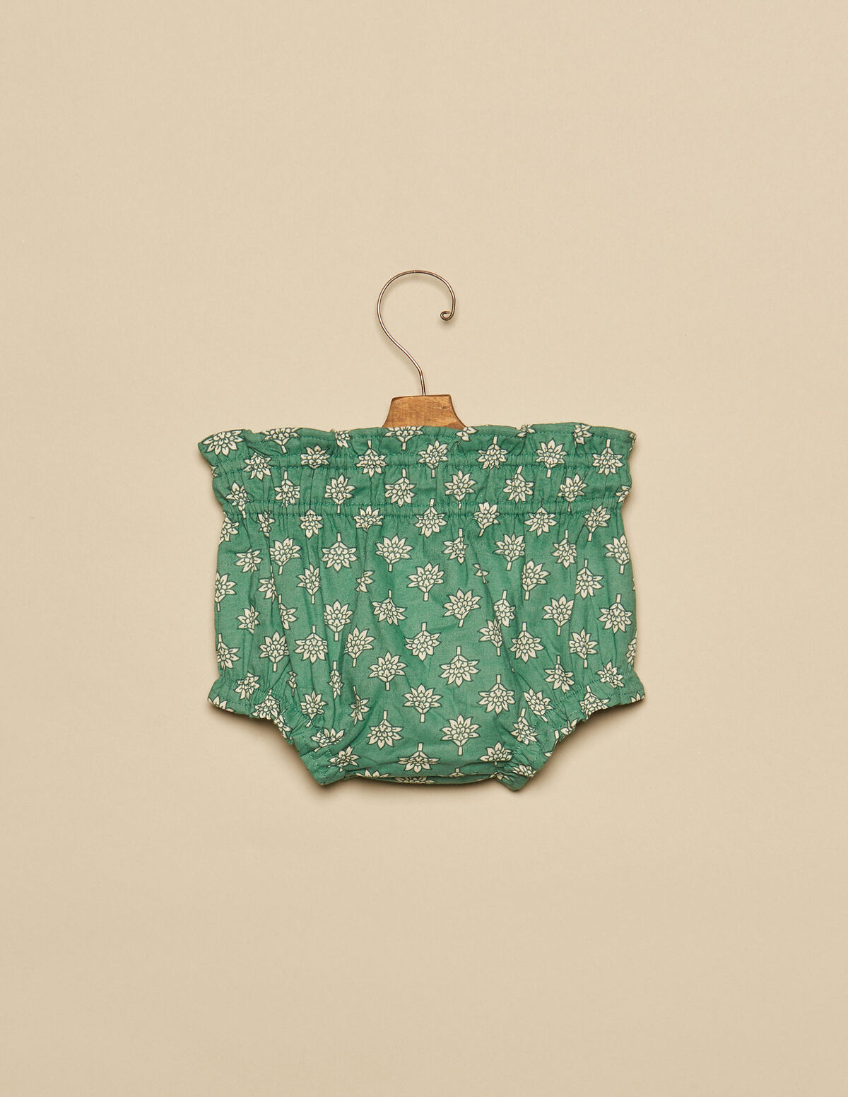 BLUE LEAVES PRINT BLOOMERS