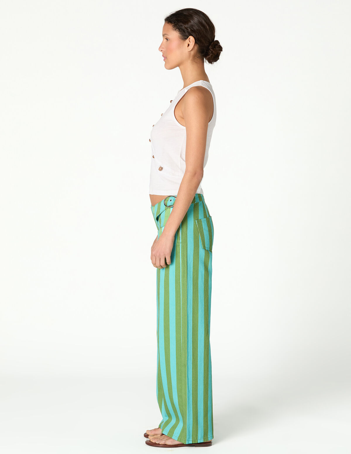 CAL&Ccedil;AS RISCAS AZUL