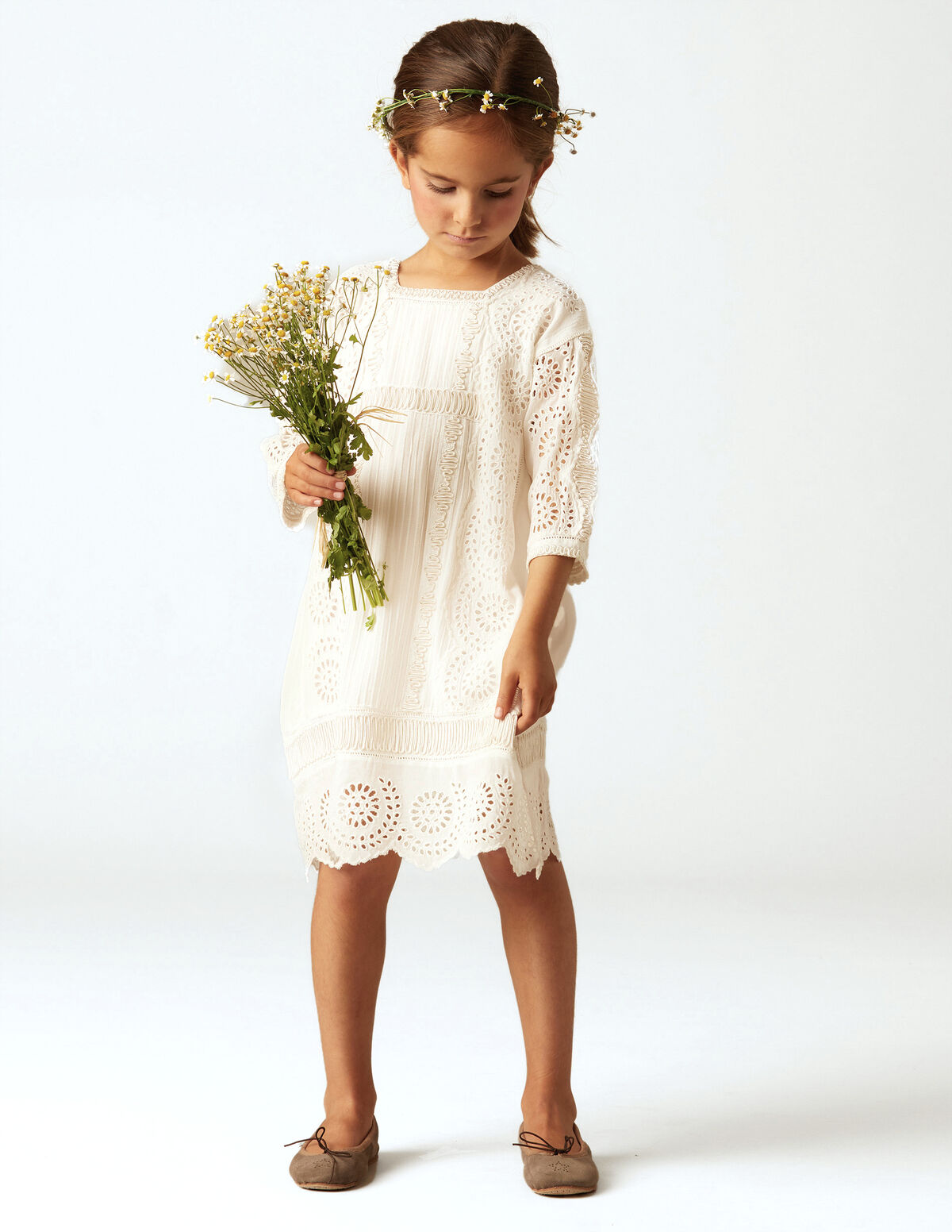 LACE FLOWER GIRL DRESS