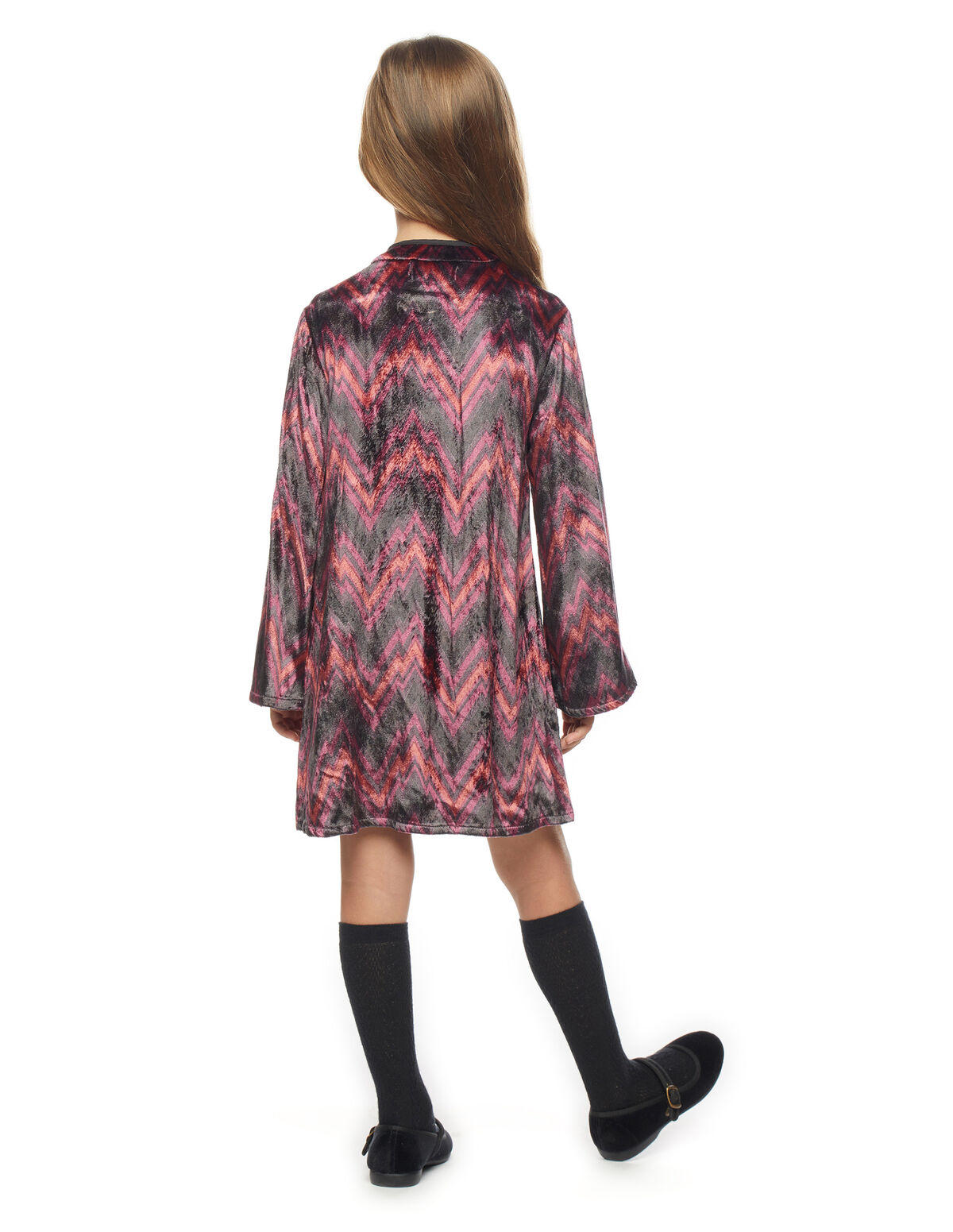 ROBE VELOURS POINTES