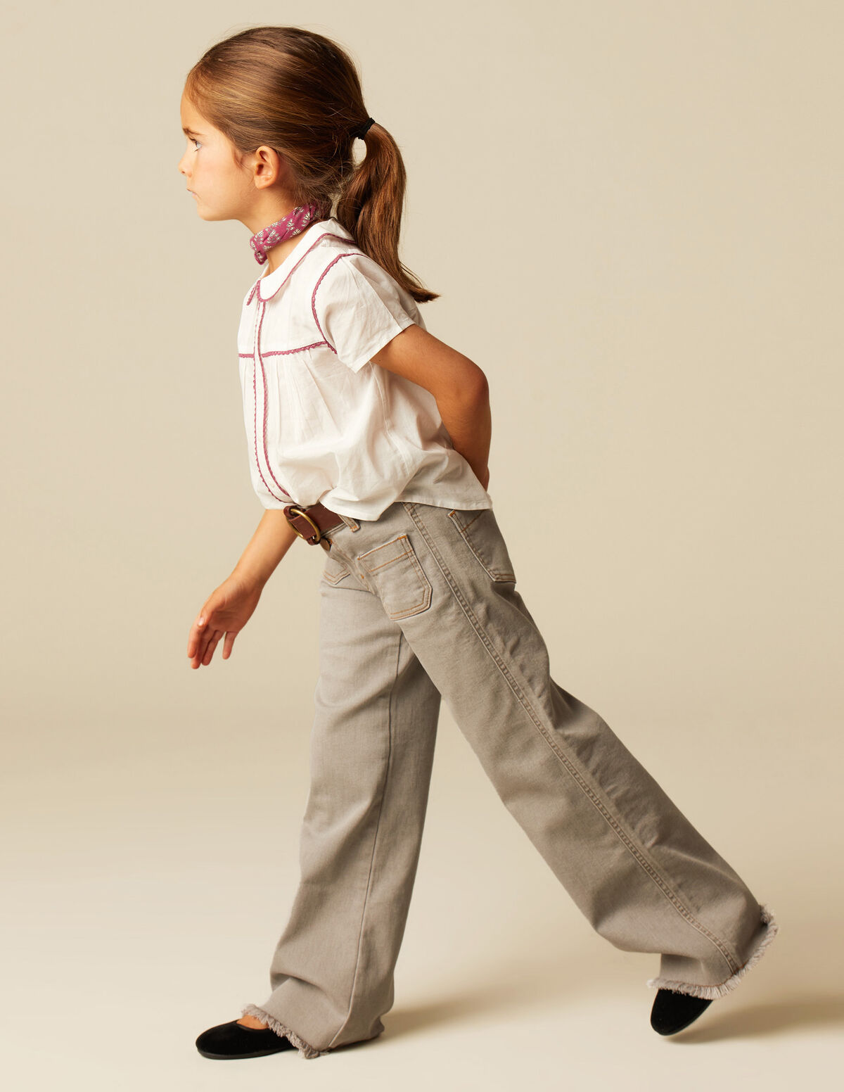 Pantalón bolsillos vaquero azul