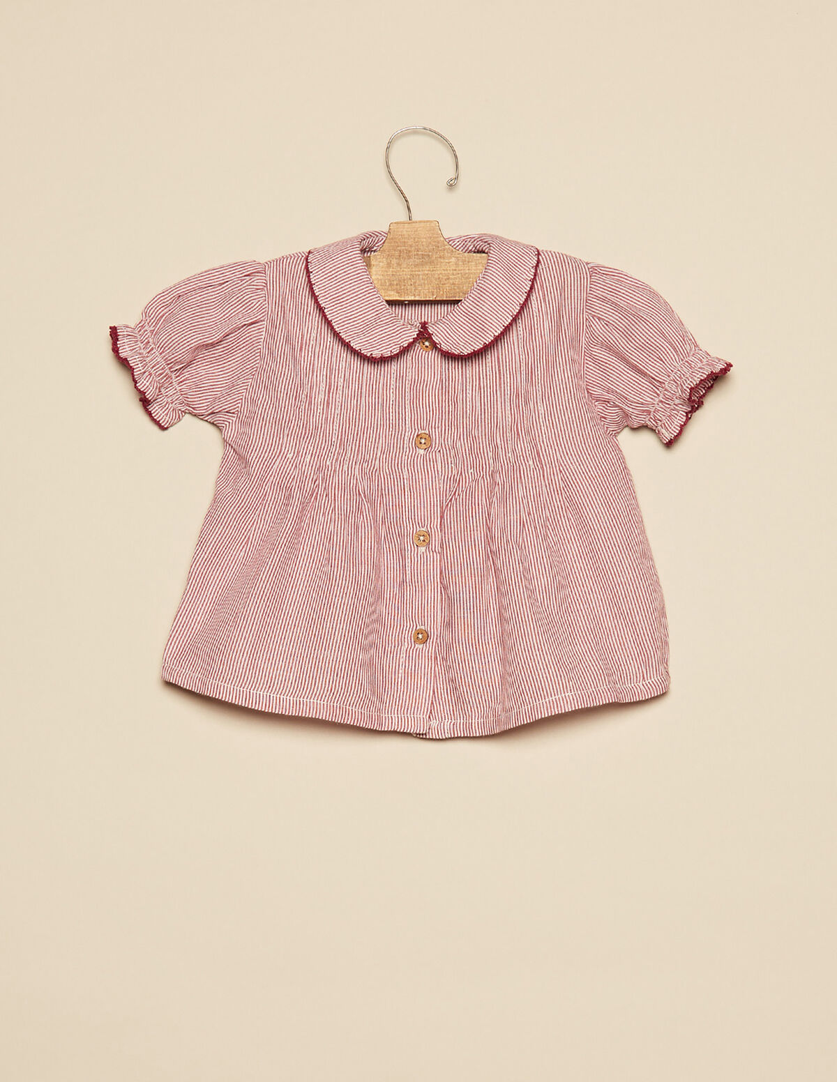 BLUE PINSTRIPE SHIRT