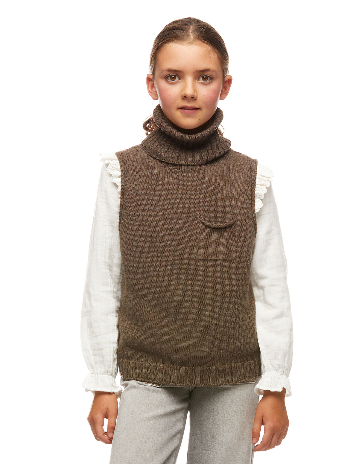 BROWN POCKET WAISTCOAT - View all - Nícoli