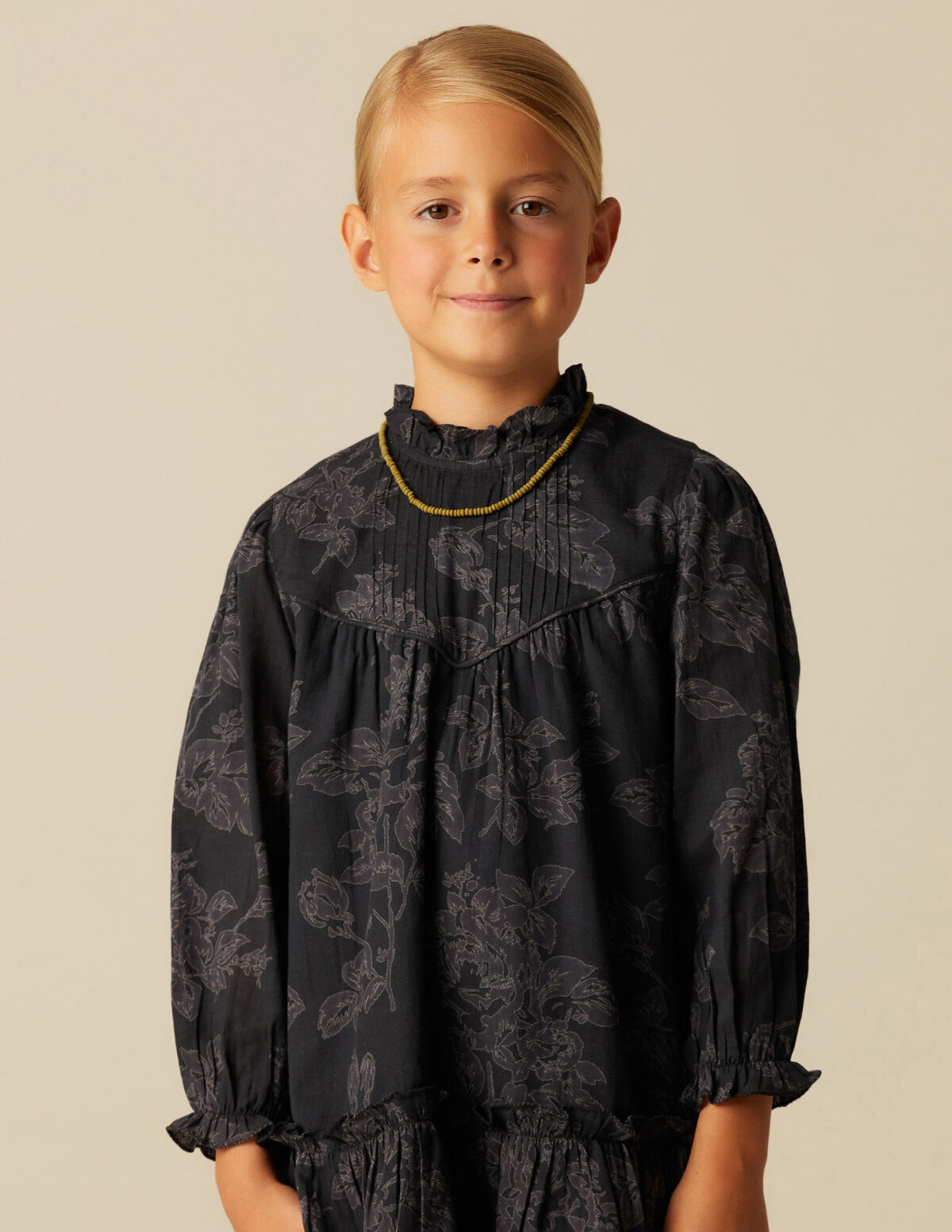 ANTHRACITE CONTRAST DRESS