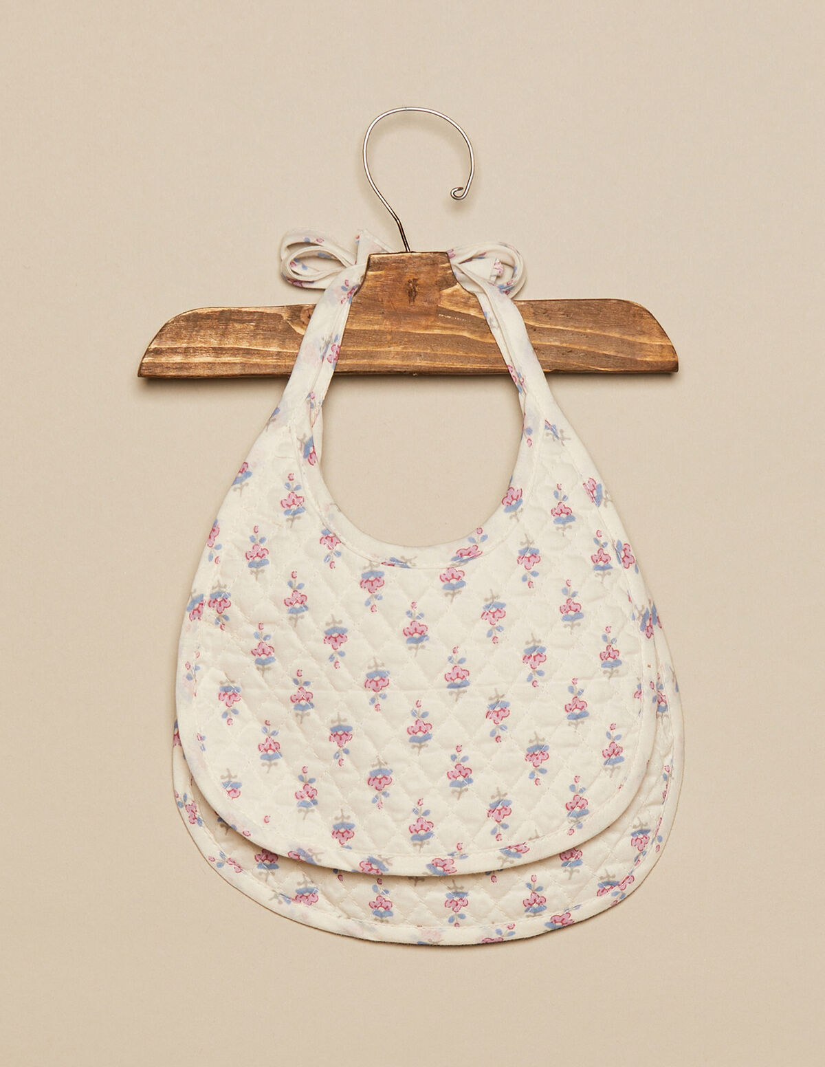 BLUE "BABY FLOWER" BIB