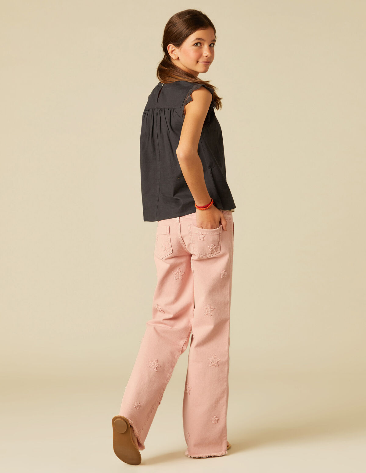 PANTALÓN ROSA ESTRELLAS