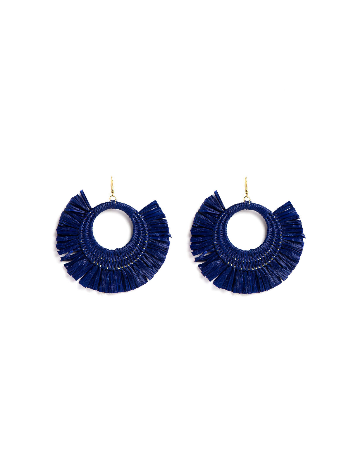 Boucles d'oreilles franges bleues - Bijouterie - Nícoli