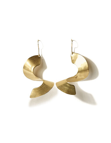 Gold spiral earrings - View all > - Nícoli