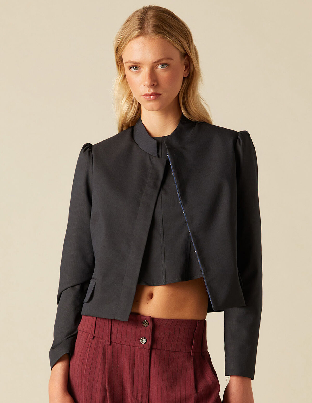 BLAZER AZUL OSCURO