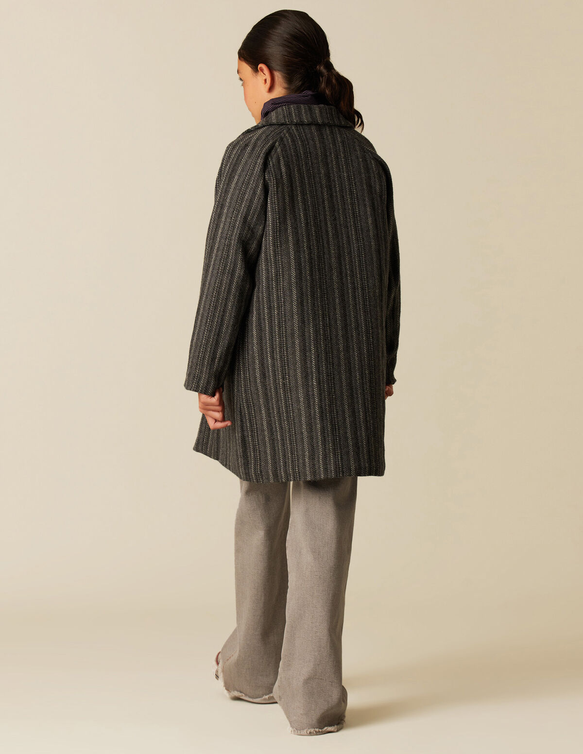 SOBRETUDO RISCA CINZENTO