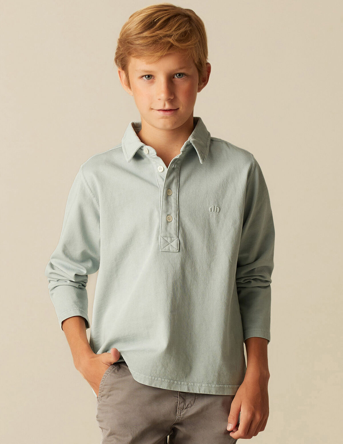 POLO VERDE-CLARO "nn"