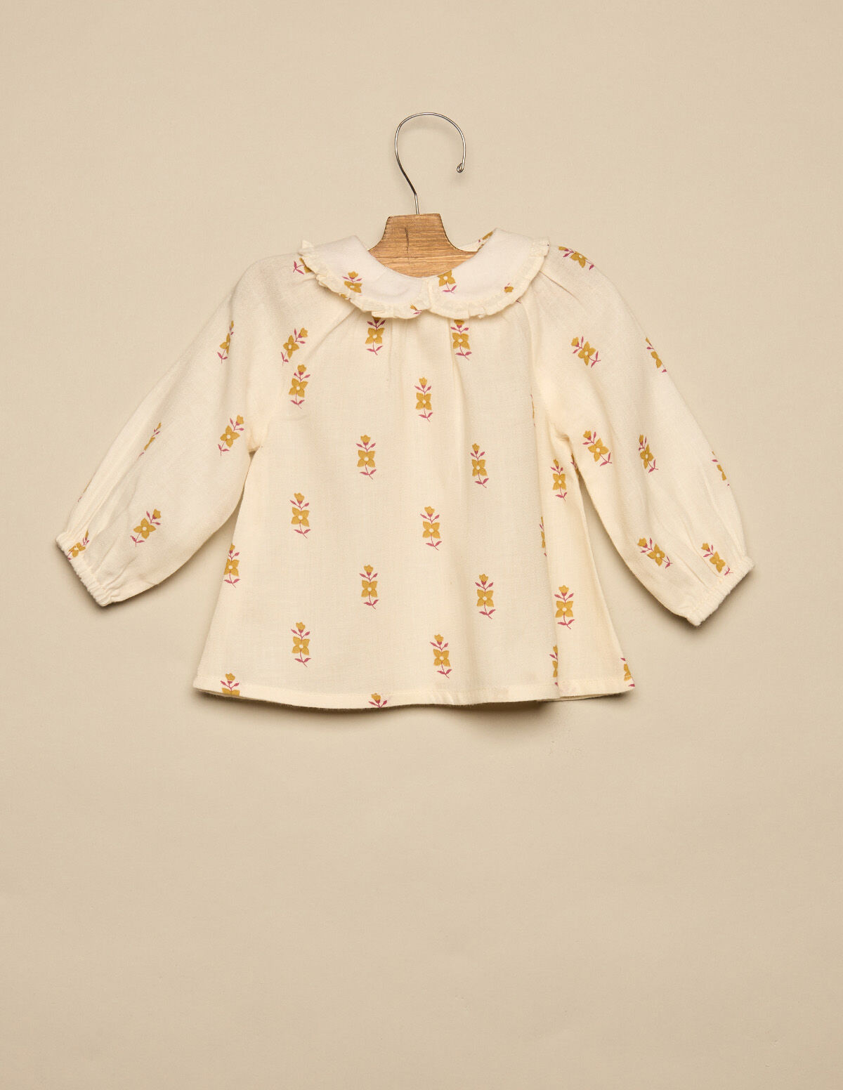 BLUE FLORAL PRINT SHIRT