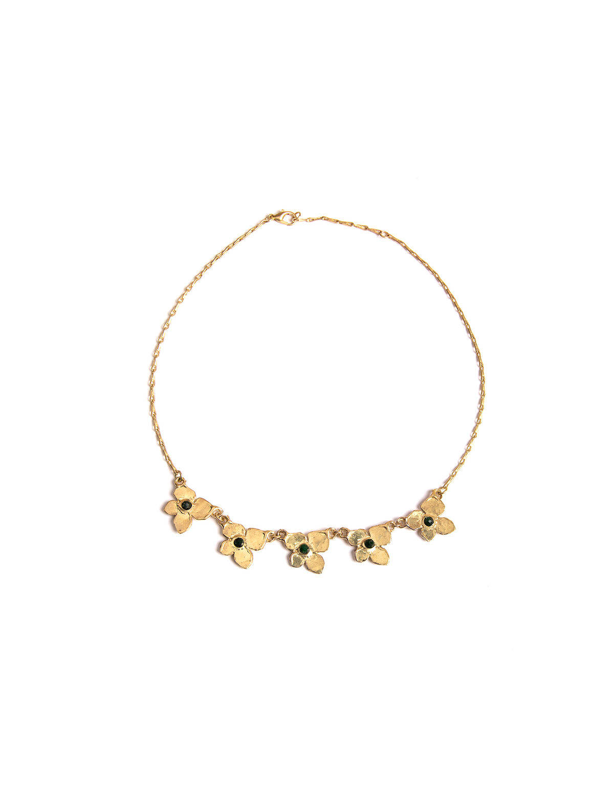 COLLIER FLEUR DORÉE